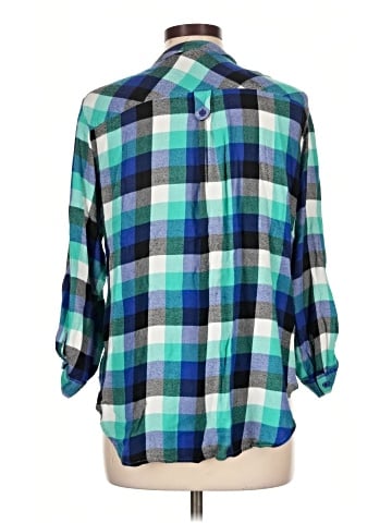 Khakis & Co 3/4 Sleeve Button-Down Shirt (view 2)
