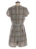 19 Cooper 100% Polyester Plaid Multi Color Gray Romper Size S - photo 2