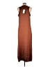 FRYE 100% Polyester Brown Casual Dress Size L - photo 2