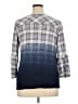 Westport Blue 3/4 Sleeve Blouse Size 1X - photo 2