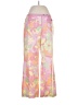Sigrid Olsen Floral Pink Casual Pants Size 8 - photo 1