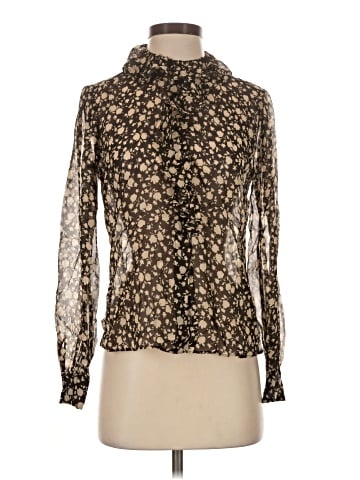 Nili Lotan Long Sleeve Blouse (view 1)