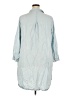 Terra & Sky 100% Lyocell Blue 3/4 Sleeve Button-Down Shirt Size 2X - photo 2