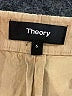 Theory Solid Tan Linen Pants Size 6 - photo 7