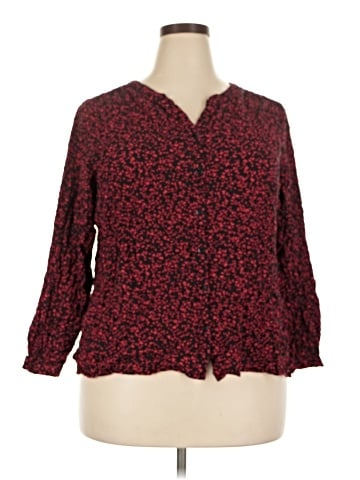 Cj Banks 3/4 Sleeve Blouse (view 1)