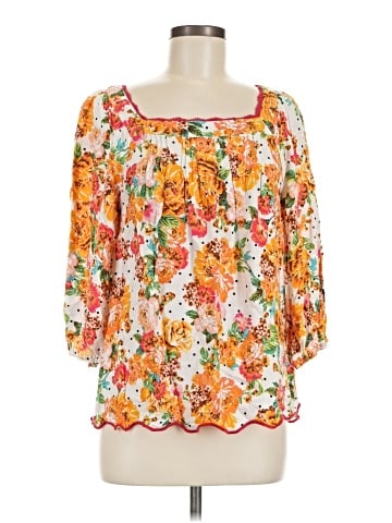 Figueroa & Flower 3/4 Sleeve Blouse (view 1)