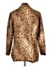 Chico's Animal Print Gold Coat Size Lg (2) - photo 2