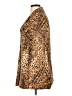 Chico's Animal Print Gold Coat Size Lg (2) - photo 5