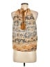 Ramy Brook 100% Polyester Gold Sleeveless Blouse Size M - photo 2