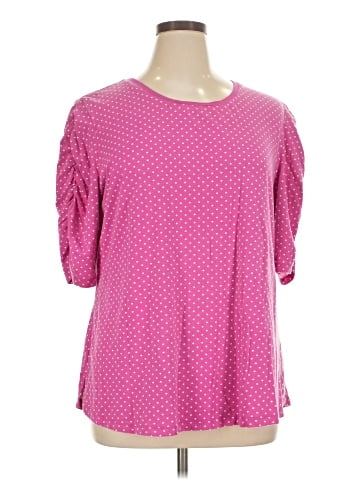 Isaac Mizrahi LIVE! Short Sleeve Blouse (view 1)