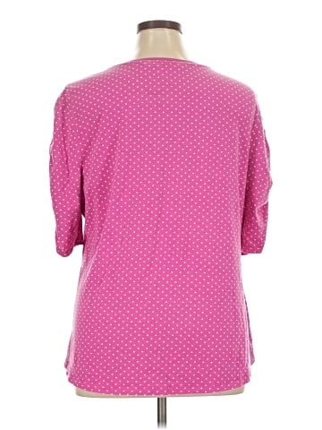 Isaac Mizrahi LIVE! Short Sleeve Blouse (view 2)