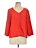 Halogen Orange 3/4 Sleeve Top Size L - photo 1