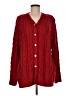 Karen Scott Red Cardigan Size M - photo 1
