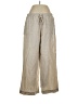 Poetry 100% Linen Tan Gray Linen Pants Size 14 - photo 1