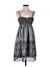 Studio M Paisley Gray Casual Dress Size XS - photo 1