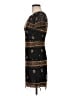 Aidan Mattox 100% Polyester Tweed Black Brown Cocktail Dress Size 8 - photo 5