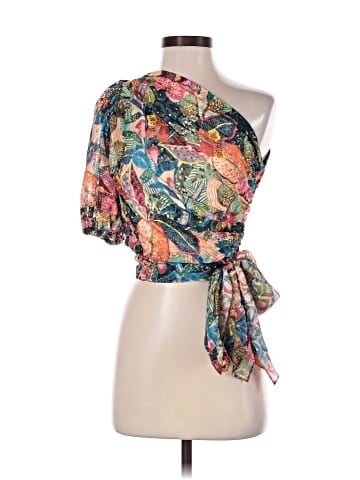 Amanda Uprichard Short Sleeve Blouse (view 1)
