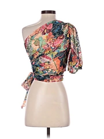 Amanda Uprichard Short Sleeve Blouse (view 2)