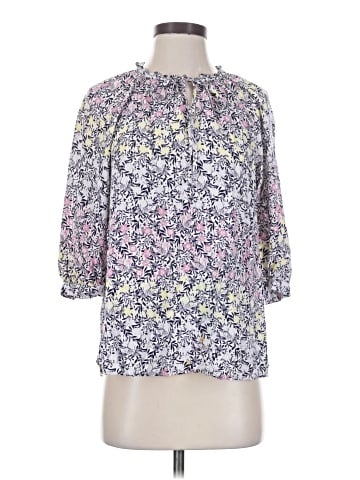 a.n.a. A New Approach 3/4 Sleeve Blouse (view 1)