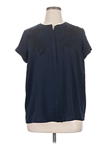 Simply Vera Vera Wang Short Sleeve Blouse (view 1)