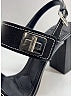 Prada 100% Leather Black Sandals Size EU 38 1/2 - photo 4