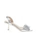 H By Halston Metallic Silver Sandals Size 9 - photo 1