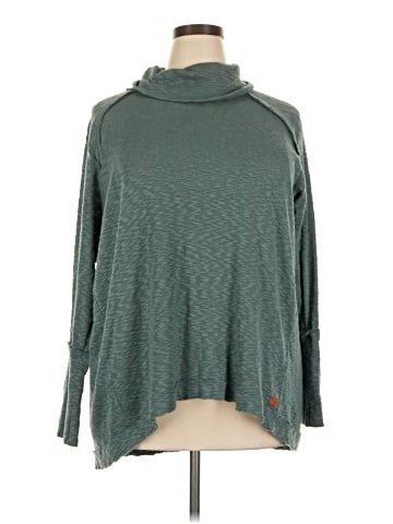 Peace Love World Turtleneck Sweater (view 1)