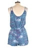 Forever 21 100% Rayon Paisley Blue Romper Size L - photo 2