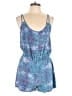 Forever 21 100% Rayon Paisley Blue Romper Size L - photo 1