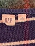 Gap Stripes Blue Pullover Sweater Size L - photo 7
