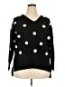 Philosophy Republic Clothing Polka Dots Black Pullover Sweater Size 2X - photo 1