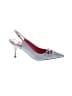 L'autre Chose 100% Leather Silver Heels Size EU 36 - photo 1