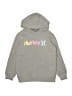 Hurley Color Block Pink Gray Pullover Hoodie Size 6 - photo 1