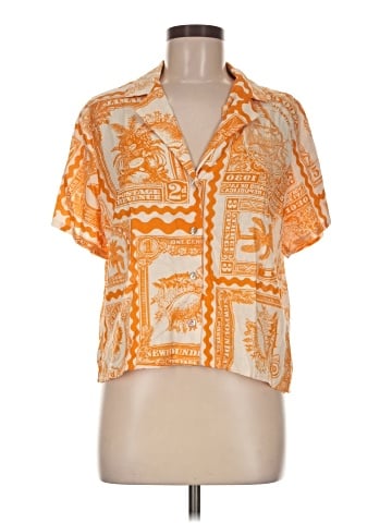 Nicole Miller Artelier Short Sleeve Blouse (view 1)