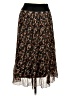 Echo Print Brown Casual Skirt Size M - photo 1