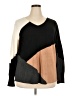 Chico's Color Block Black Pullover Sweater Size XXL (4) - photo 1