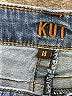 Kut from the Kloth Solid Blue Jeans Size 14 - photo 5
