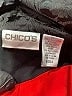 Chico's 100% Polyester Print Black Track Jacket Size Lg (2) - photo 6