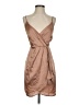 Missguided Solid Tan Cocktail Dress Size 0 - photo 1