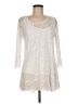 MiracleBody Ivory Long Sleeve Blouse Size M - photo 1