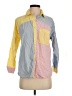 And Now This Color Block Yellow Long Sleeve Button-Down Shirt Size S - photo 1