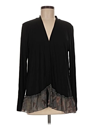 LOGO by Lori Goldstein Long Sleeve Blouse (view 1)