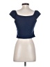 Rewind Blue Short Sleeve Top Size S - photo 2