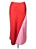 Versona Color Block Red Casual Skirt Size XL - photo 1