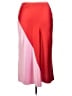 Versona Color Block Red Casual Skirt Size XL - photo 2