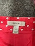 J.Crew Polka Dots Red Pink Shorts Size 2 - photo 3
