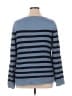 Talbots 100% Cotton Stripes Blue Pullover Sweater Size XL - photo 2