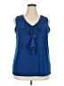 Assorted Brands Blue Sleeveless Blouse Size 2X - photo 1