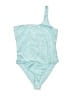 Versace Paisley Blue One Piece Swimsuit Size XL (5) - photo 1