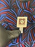 Anne Klein 100% Polyester Paisley Blue Purple Casual Dress Size L - photo 7